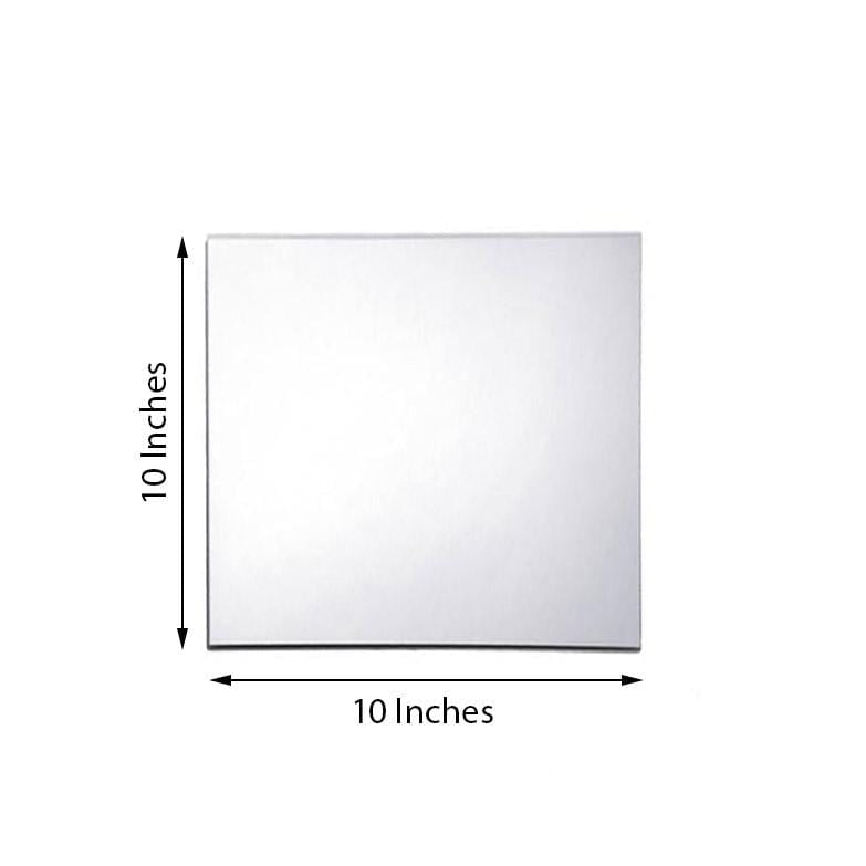 6 pcs 10" Square Mirrors Centerpieces MIRR_10_SQUx6