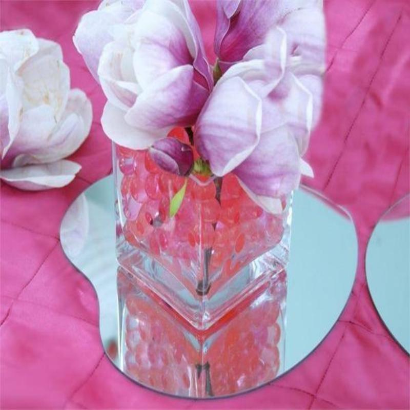 6 pcs 10" wide Heart Shaped Mirrors Centerpieces MIRR_10_HRT