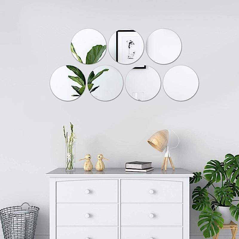6 pcs 10" wide Round Mirrors Centerpieces MIRR_10_RNDx6