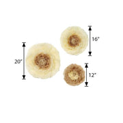 6 pcs 12" 16" 20" wide Large Carnations Tissue Paper Flowers