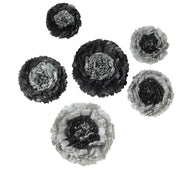 6 pcs 12" 16" 20" wide Large Carnations Tissue Paper Flowers POM_FLO04_1220_CHRC