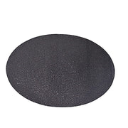 6 pcs 12" Oval Glittered Faux Leather Placemats