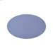 6 pcs 12" Oval Glittered Faux Leather Placemats PLMAT_GLIT01_OVL_086