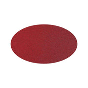 6 pcs 12" Oval Glittered Faux Leather Placemats PLMAT_GLIT01_OVL_BURG