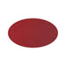 6 pcs 12" Oval Glittered Faux Leather Placemats PLMAT_GLIT01_OVL_BURG