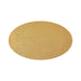 6 pcs 12" Oval Glittered Faux Leather Placemats PLMAT_GLIT01_OVL_CHMP