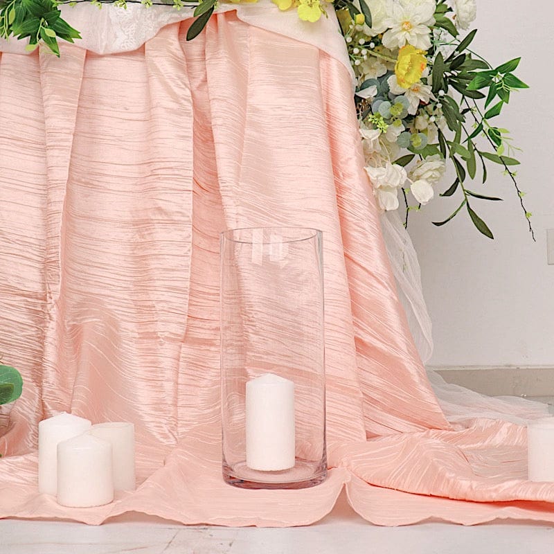 6 pcs 12" tall Cylinder Glass Vases Wedding Centerpieces - Clear VASE_A3_12