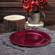 6 pcs 13" Round Beaded Charger Plates