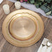 6 pcs 13" Round Beaded Charger Plates