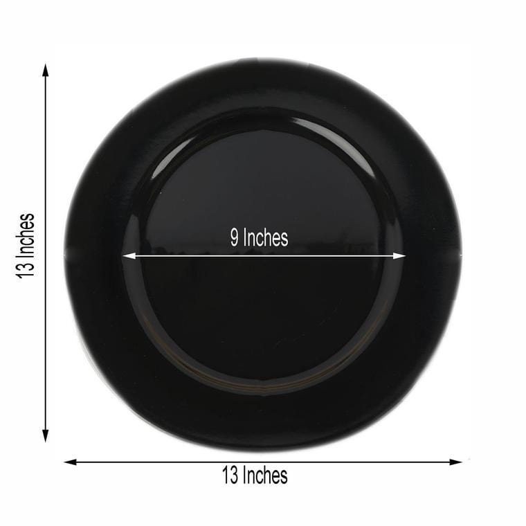 6 pcs 13" Round Charger Plates