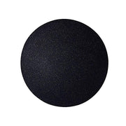 6 pcs 13" Round Glittered Faux Leather Placemats PLMAT_GLIT01_RND_BLK