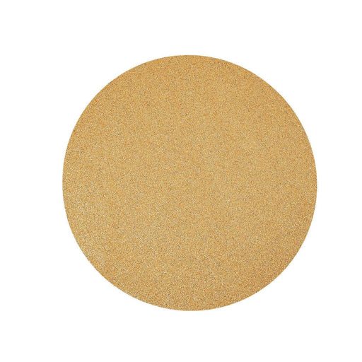 6 pcs 13" Round Glittered Faux Leather Placemats PLMAT_GLIT01_RND_CHMP
