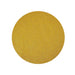 6 pcs 13" Round Glittered Faux Leather Placemats PLMAT_GLIT01_RND_GOLD
