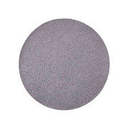 6 pcs 13" Round Glittered Faux Leather Placemats PLMAT_GLIT01_RND_SILV