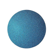 6 pcs 13" Round Glittered Faux Leather Placemats PLMAT_GLIT01_RND_TURQ