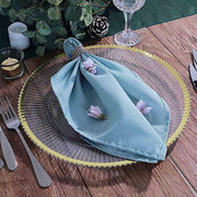 6 pcs 13" Round Starburst Trim Charger Plates