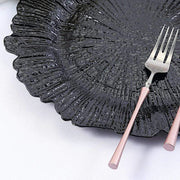 6 pcs 13" Round Textured Charger Plates