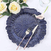 6 pcs 13" Round Textured Charger Plates