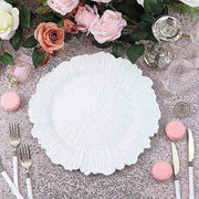 6 pcs 13" Round Textured Charger Plates