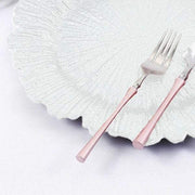 6 pcs 13" Round Textured Charger Plates