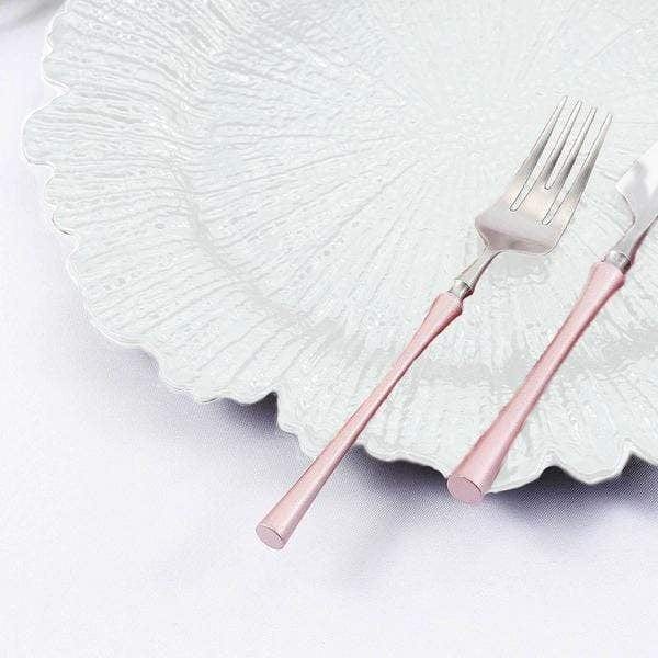 6 pcs 13" Round Textured Charger Plates