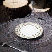 6 pcs 13" Round Textured Charger Plates