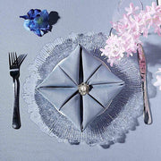 6 pcs 13" Round Textured Charger Plates