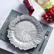 6 pcs 13" Round Textured Charger Plates