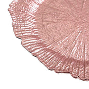 6 pcs 13" Round Textured Charger Plates