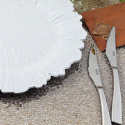 6 pcs 13" Round Textured Charger Plates