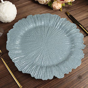 6 pcs 13" Round Textured Charger Plates