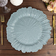 6 pcs 13" Round Textured Charger Plates