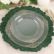 6 pcs 13" Round Textured Charger Plates