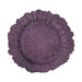 6 pcs 13" Round Textured Charger Plates CHRG_PLST0001_PURP