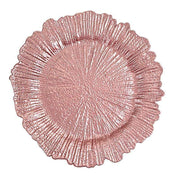 6 pcs 13" Round Textured Charger Plates CHRG_PLST0001_RG