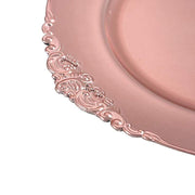 6 pcs 13" Round with Embossed Rim Charger Plates