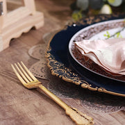 6 pcs 13" Round with Embossed Rim Charger Plates