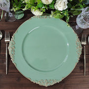 6 pcs 13" Round with Embossed Rim Charger Plates