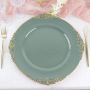 6 pcs 13" Round with Embossed Rim Charger Plates