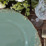 6 pcs 13" Round with Embossed Rim Charger Plates