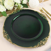 6 pcs 13" Round with Embossed Rim Charger Plates