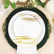 6 pcs 13" Round with Embossed Rim Charger Plates