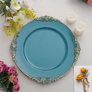 6 pcs 13" Round with Embossed Rim Charger Plates