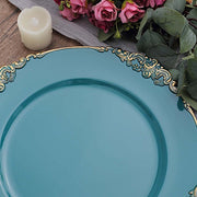 6 pcs 13" Round with Embossed Rim Charger Plates