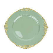 6 pcs 13" Round with Embossed Rim Charger Plates CHRG_1310_087