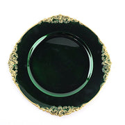 6 pcs 13" Round with Embossed Rim Charger Plates CHRG_1310_HUNT