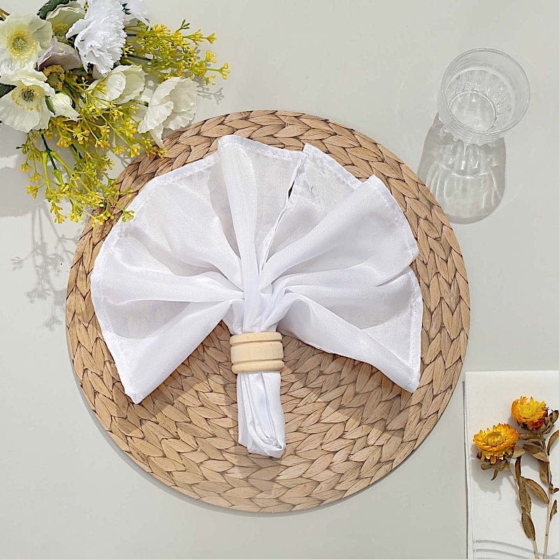 6 pcs 13" Round Woven Rattan Design Charger Plates - Natural DSP_CHRG_R0005_NAT