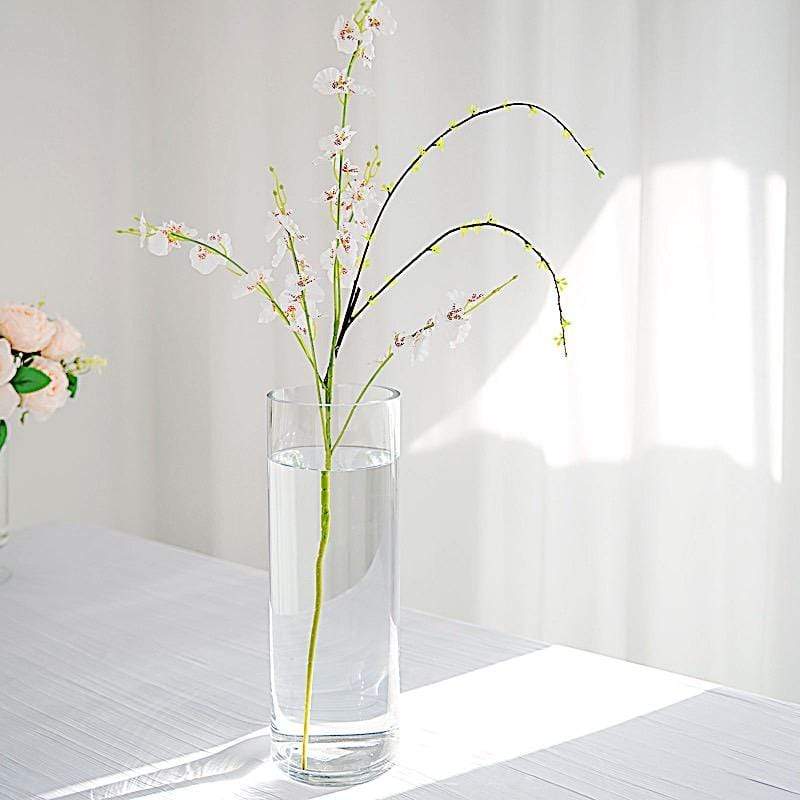 6 pcs 14" tall Cylinder Glass Wedding Centerpieces Vases - Clear VASE_A3_14
