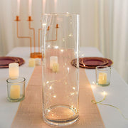 6 pcs 14" tall Cylinder Glass Wedding Centerpieces Vases - Clear VASE_A3_14