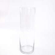 6 pcs 14" tall Cylinder Glass Wedding Centerpieces Vases - Clear VASE_A3_14